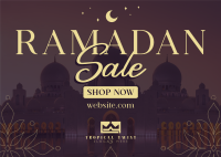 Rustic Ramadan Sale Postcard Image Preview