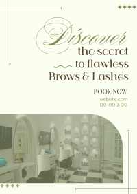 Brows & Lashes Technician Poster