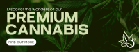 Premium Cannabis Facebook Cover Design