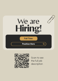 Generic Job Hiring Poster