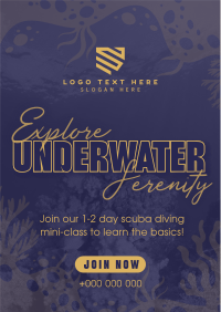 Scuba Diving Serenity Flyer