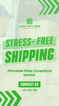 Shipping Delivery Service Instagram Reel Image Preview