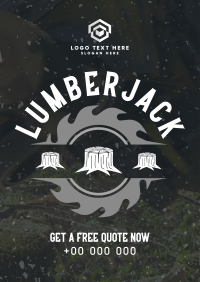 Rustic Master Lumberjack Flyer