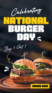 National Burger Day Celebration Instagram Reel