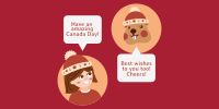 Canada Day Greetings Twitter Post