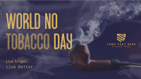 Minimalist No Tobacco Day Animation