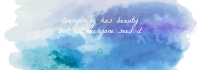 Beauty Inspiration Watercolor Tumblr Banner Image Preview