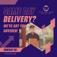 Courier Delivery Services Instagram Post