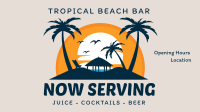 Tropical Beach Bar Video