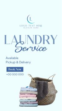 Laundry Delivery Services Instagram Reel