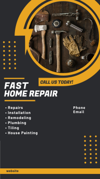 Fast Home Repair Facebook Story