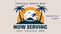 Tropical Beach Bar Animation