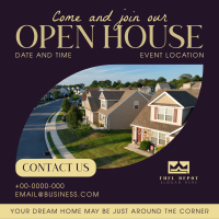 Real Estate Open House Instagram Post Image Preview