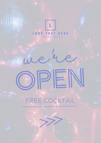 Bar is Open Poster