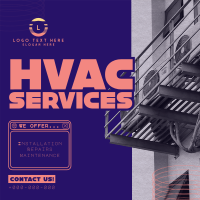 Y2K HVAC Service Instagram Post
