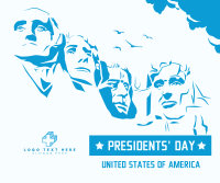 Mt. Rushmore Presidents' Day Facebook Post Image Preview