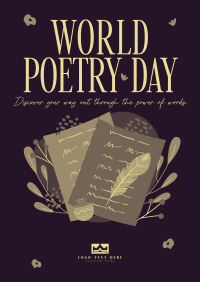 Poetry Creation Day Poster