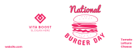 Classic Burger Facebook Cover Image Preview