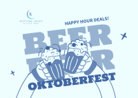 Oktoberfest Promo Postcard Image Preview