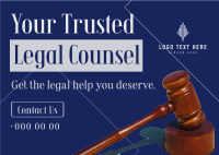 Trusted Legal Counsel Postcard