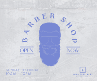 Bearded Barbers Facebook Post