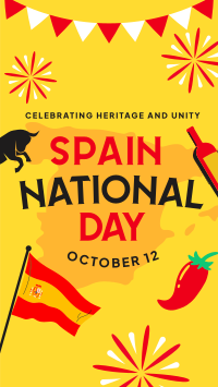 Celebrating Spanish Heritage and Unity Facebook Story