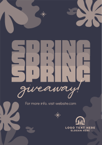 Spring Giveaway Flyer