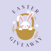 Easter Bunny Giveaway Instagram Post