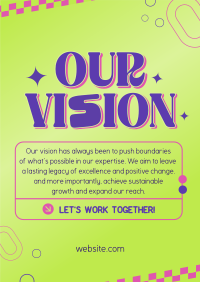 Y2K Our Vision Flyer Design