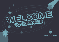 Galaxy Generic Welcome Postcard