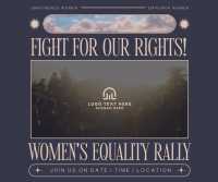 Modern Nostalgia Women's Rally Facebook Post