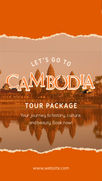 Cambodia Travel Instagram Story