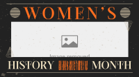 Women's History March Facebook Event Cover