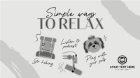 Cute Relaxation Tips Animation