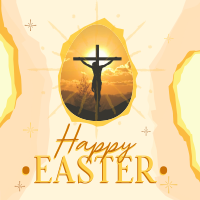 Religious Easter Linkedin Post Design