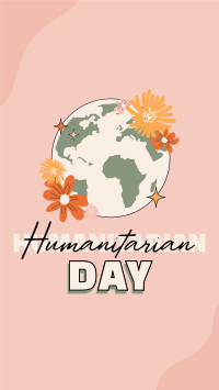 World Humanitarian Blooms Facebook Story