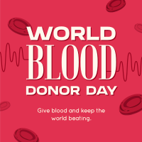 World Blood Donation Day Instagram Post