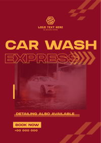 Premium Car Wash Express Flyer