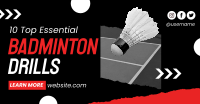 Badminton O’ Clock Facebook Ad