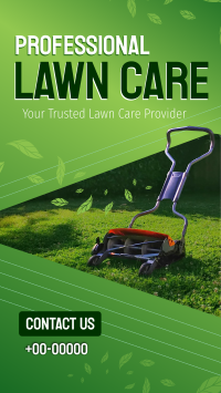 Professional Lawn Care Instagram Reel