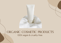 Organic Cosmetic Postcard