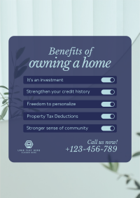 Home Owner Benefits Flyer