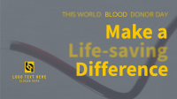 Simple Blood Donor Drive Animation