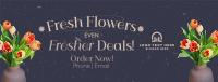 Fresh Flowers Sale Facebook Cover