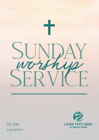 Blessed Sunday Service Flyer