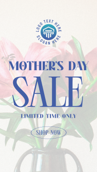 Sale Mother's Day Flowers  Facebook Story