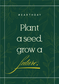 Plant a seed Poster