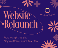 Floral Website Launch Facebook Post