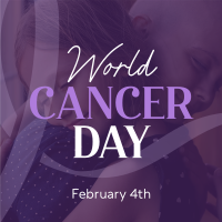 World Cancer Day Awareness Linkedin Post Design