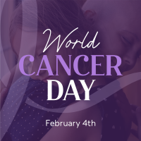 Cancer Day Linkedin Post example 2
